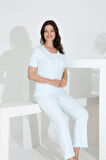 Bambu Kısa Kol Hamile Lohusa Pijama Takım 30241Y-30245Y