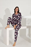 Etoile %100 Pamuk Uzun Kol Kadın Pijama Takımı 98287