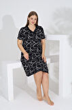 Angelique Bambu Kısa Kol Kadın Elbise 22534