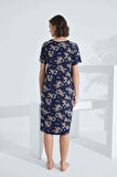 Bambu Kısa Kol Yazlık Kadın Elbise 72239