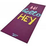 Reebok 4mm Çift Taraflı Hello Hi Yoga Matı RAYG-11030HH