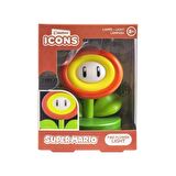 Super Mario Fire Flower Icon Lamba Işık Light Ateş Çiçeği Ikon Lambası