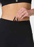 Sweaty Betty SB5400-001 POWER WORKOUT LEGGINGS Siyah Düz Kadın Tayt
