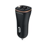 Duracell 30W Araç Şarj Başlığı ( Dual USB-A Port ) - Siyah