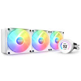 NZXT Kraken Elite 360 RGB RL-KR36E-W1 360mm Beyaz İşlemci Sıvı Soğutucu