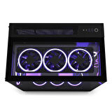 NZXT H Series H9 Elite Edition CM-H91EB-01 Temperli Cam Siyah Mid Tower Gaming (Oyuncu) Kasa