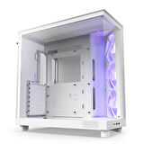 NZXT H Series H6 Flow RGB 3X120mm RGB (ATX, Micro-ATX, Mini-ITX) CC-H61FW-R1 Beyaz ATX Oyuncu Kasası