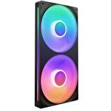 NZXT F280 RGB 2'li Siyah 280 mm Fan RF-U28HF-B1
