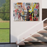 Jean Michel Basquiat'in Untitled Kanvas Tablo-5056
