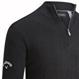 Callaway Mock Wind Stopper Sweater Rüzgar Geçirmez Yarım Fermuarlı Erkek Kazak