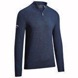 Callaway Mock Wind Stopper Sweater Rüzgar Geçirmez Yarım Fermuarlı Erkek Kazak