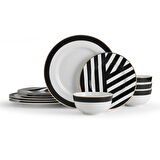 Mikasa MKLUXEDECO12PC Luxe Deco 12 Parça Yemek Takımı