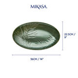 Mikasa Jardin Seramik 36cm Oval Servis Takımı