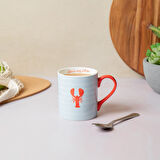 Mikasa MKCANLOBSTER Fine China 280ml Düz Taraflı Kupa Istakoz