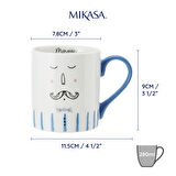 Mikasa MKCANMON Fine China 280ml Düz Taraflı Kupa Mösyö