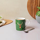Mikasa MKCANSTAG Fine China 280ml Düz Taraflı Kupa Geyikli