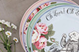 Mikasa x V&A Alice In Wonderland Porselen Fine China 21cm Pasta Tabak Seti 4lü