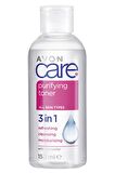 Avon Care Purifying Toner 3 in 1 Gül Suyu İçeren Cilt Temizleme Toniği 150 Ml.