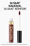 Avon Power Stay Kalıcı Likit Mat Ruj Spicy Brown