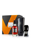 Avon Wild Country Erkek Parfüm Saç Vücut Yıkama Jeli ve Rollon Hediye Seti