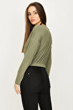 Kadın Crop Sweatshirt