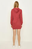 Kadın Kapüşonlu Sweat Elbise