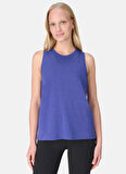 Sweaty Betty SB9666A-400 SOFT FLOW STUDIO TANK Mavi Normal Düz Kadın Atlet