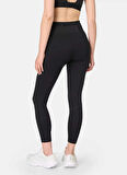 Sweaty Betty SB1026778-001 ULTIMATE RUNNING 7/8 Siyah Düz Kadın Tayt
