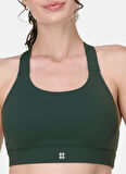 Sweaty Betty SB10229-310 POWER MEDIUM SUPPORT SP Yeşil Sporcu Sütyeni
