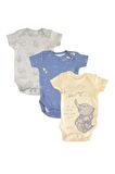 %100 Pamuk Lacivert Disney Dumbo 3 Adet Bodysuit