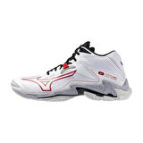 Wave Lightning Z8 MID Unisex Voleybol Ayakkabısı Beyaz / Gri
