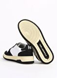 KARL LAGERFELD Siyah - Beyaz Erkek Deri Sneaker KREW KL Kounter Lo Lace