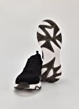 KARL LAGERFELD Siyah Erkek Sneaker BLAZE Monogram KC Knit Mix