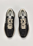 KARL LAGERFELD Siyah - Ekru Erkek Sneaker LUX FINESSE Monogram KC Lo