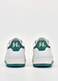 KARL LAGERFELD Beyaz - Yeşil Kadın Sneaker KL63024 01F
