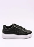 KARL LAGERFELD Siyah Erkek Sneaker KAPRI MENS NFT Emboss Lo Lace