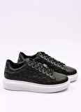 KARL LAGERFELD Siyah Erkek Sneaker KAPRI MENS NFT Emboss Lo Lace