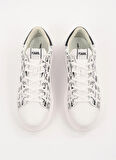 KARL LAGERFELD Beyaz - Siyah Erkek Sneaker KAPRI MENS Twin NFT Graffiti