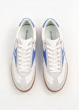 KARL LAGERFELD Sneaker, 44, Beyaz - Mavi