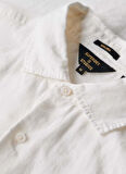 Superdry Normal Beyaz Düz Erkek Gömlek M4010607A01C_STUDIOS CASUAL LINEN L