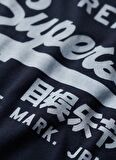 Superdry Bisiklet Yaka Baskılı Lacivert Erkek T-Shirt M1011472A98T_VINTAGE VL TEE
