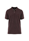 Superdry Düz Kahve Erkek Polo T-Shirt M1110345A9XF_VINT DESTROY POLO