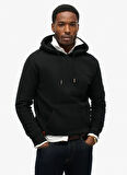 Superdry Kapüşon Yaka Siyah Erkek Sweatshırt M2013110A02A_ESSENTIAL LOGO HOODIE