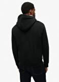 Superdry Kapüşon Yaka Siyah Erkek Sweatshırt M2013110A02A_ESSENTIAL LOGO HOODIE