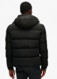Superdry Siyah Erkek Mont M5011743A12A_EVEREST SHORT HOODED P