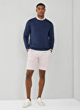Hackett Bisiklet Yaka Lacivert Erkek Sweatshırt HM581165