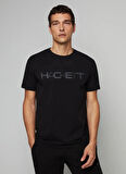 Hackett Bisiklet Yaka Siyah Erkek T-Shirt HM500783