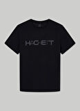 Hackett Bisiklet Yaka Siyah Erkek T-Shirt HM500783