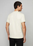 Hackett Bisiklet Yaka Bej Erkek T-Shirt HM500782