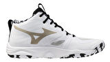 Wave Momentum Elite MID Unisex Voleybol Ayakkabısı Beyaz / Desenli